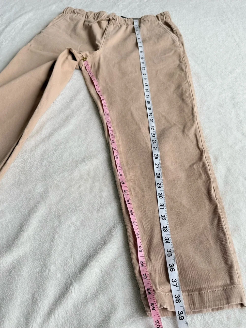 Everlane NWOT The Easy Cotton Tan Ankle Pants M